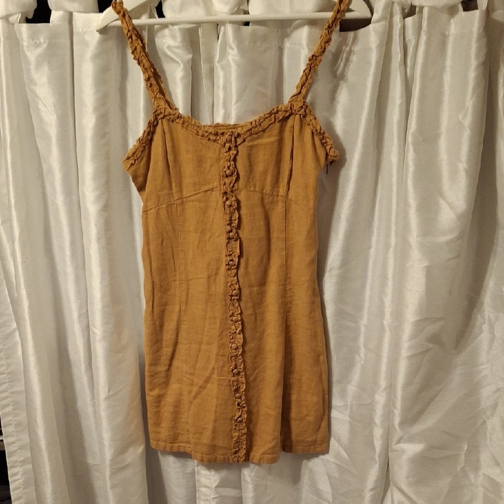 Forever 21 Mustard Dress Top Med 💙💙💙💙